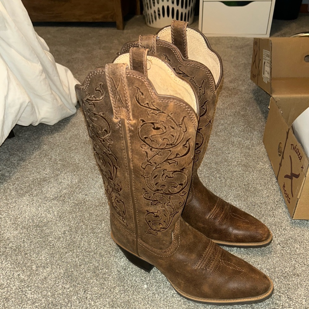 Twisted X Brown Wonens Boots